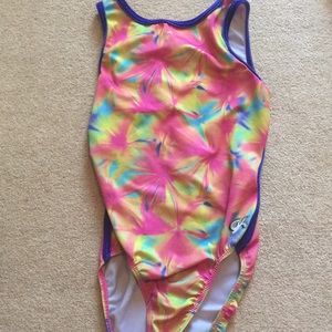Colorful gk gymnastics leotard
